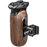 SmallRig カメラ用グリップ 木製サイドハンドル NATOクランプ付き 左右対応エルゴノミックハンドグリップ 27mm上下調整可能 耐荷重15kg 5239