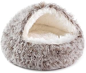 Top-Rated Self-Warming Hooded Cat Bed — Best Overall