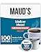 Maud’s Decaf Medium Roast Coffee (Mellow Mood Decaf), 100ct. Recyclable Single Serve Coffee Pods – Richly satisfying arabica beans California Roasted, k-cup compatible including 2.0