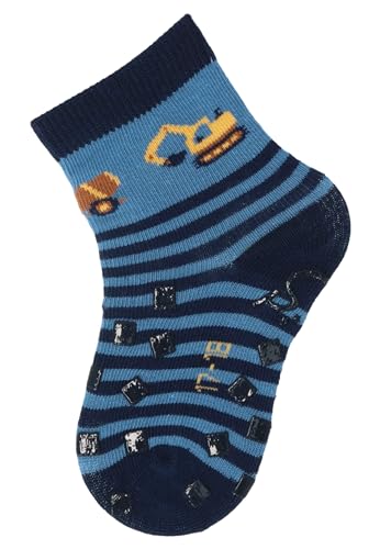 ABS Crawling Socks Set of 2 Excavators Boys Socks (2-Pack)3