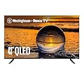 Westinghouse Edgeless QLED Roku TV - 43 Inch Smart Television, 4K UHD w/HDR 10+, Dolby Vision, Wi-Fi & Mobile App Connectivity, Flat Screen Compatible w/Apple Home Kit, Alexa, & Google Assistant