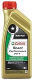 El líquido de frenos sintético Castrol React Performance Dot 4 está diseñado para su uso en todos los sistemas de frenos, especialmente aquellos que están expuestos a condiciones extremas. Este producto ha sido formulado a partir de éteres mixtos de polialquilenglicol y éster de borato junto con otros aditivos e inhibidores de alto rendimiento que proporcionan la máxima protección contra los efectos de la corrosión y bloqueo de vapor de alta temperatura.
