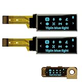elecsung 2PCS OLED LCD Display Module, 0.91