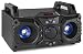 Produktbild Fenton MDJ95 Party Station - 100W, 2X 4 Lautsprecher, eingebauter Akku, USB, SD-Kartenleser, AUX-In, Bluetooth, Akku-Laufzeit: bis 4 Stunden, LCD-Bildschirm, 2 Tragegriffe, schwarz