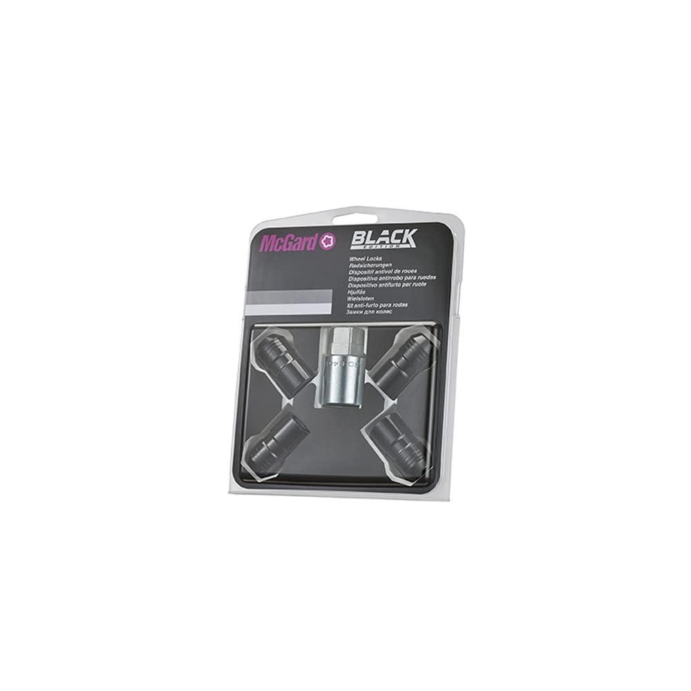 McGard Écrous antivol M14x1.50 Noir - Conique - Longueur 41.6mm