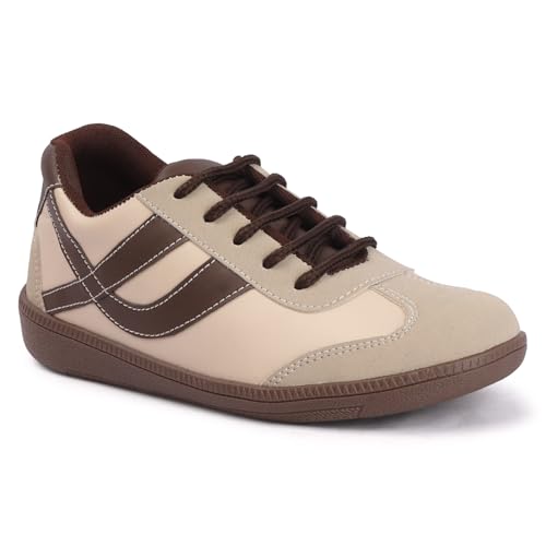 Image of PrasKing Women's Sneakers | Cushioned Non-Slip Grip Sole| Trendy & Stylish Modern Sneakers | Everyday Wear for Walking, College & Outings