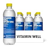 Vitamin Well Sport 002 Electrolyte Drink – Lemon Lime | Sugar-Free Sports Drink with Magnesium & Vitamins B+D | Helps Reduce Tiredness & Supports Normal Muscle Function | 500ml