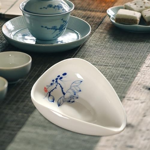 Cuenco dosificador de café taza para pesado de granos bandeja cerámica para té en restaurante 7