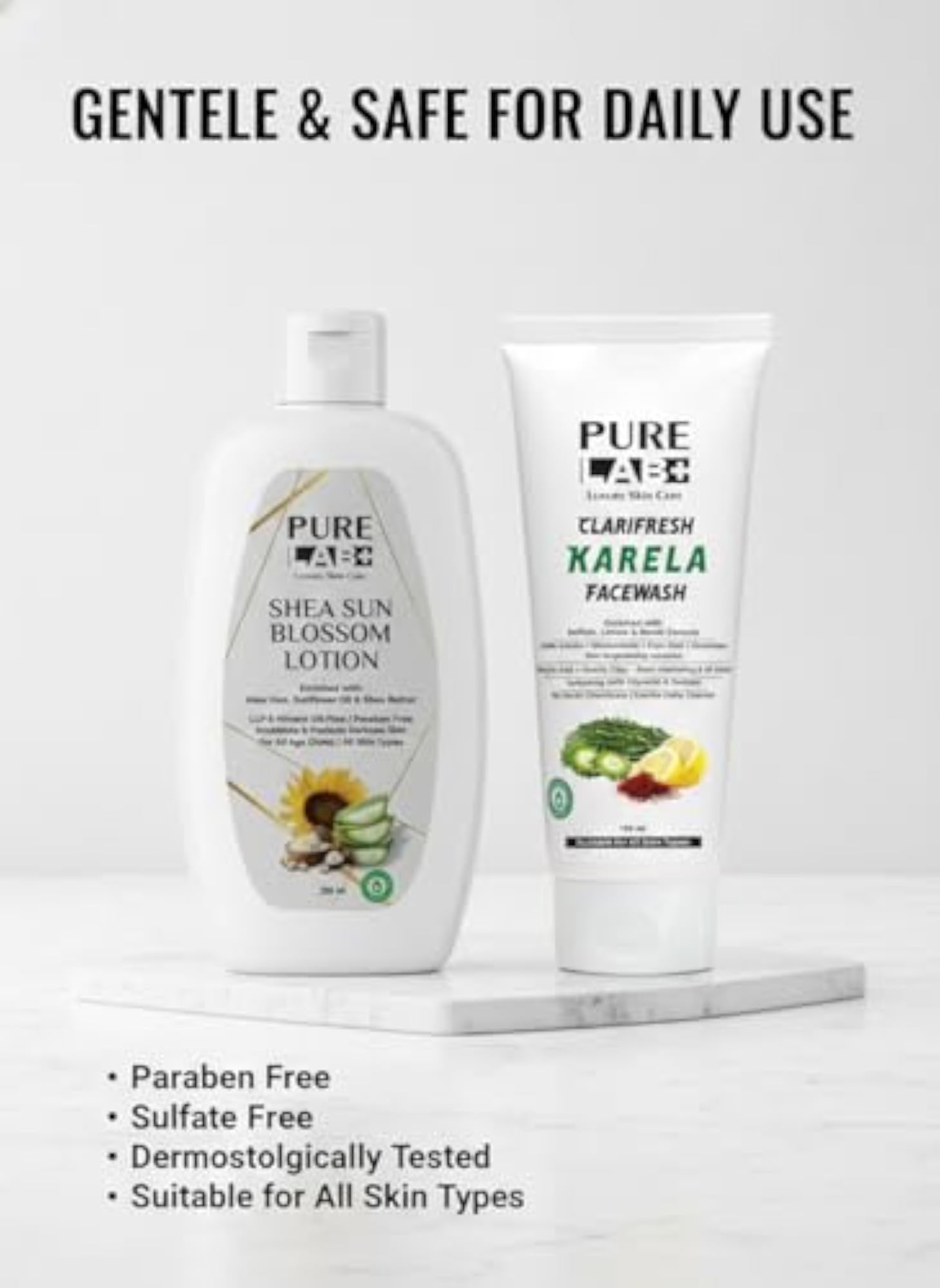 + Face Wash & Body Lotion Combo | Oil Control Face Cleanser + Deep Moisture Body Lotion