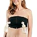 Simple Wishes Hands Free Breastpump Bra, Black, XS to L
