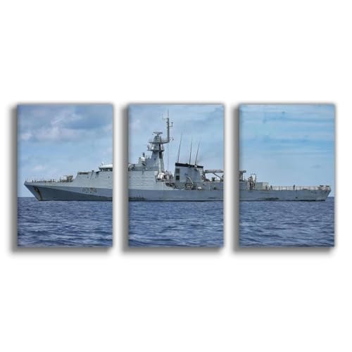 HMS Trent poster naval toile décoration murale chambre coucher cadeau 50x75