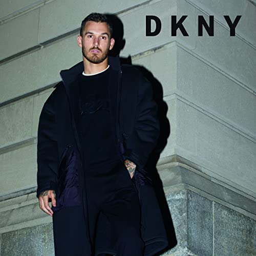 Dkny Men's Sweatshirt - Classic Fleece Pullover Hoodie Sweatshirt For Men (S-2Xl), Size Xx-Large, Charcoal Heather #TOP5
