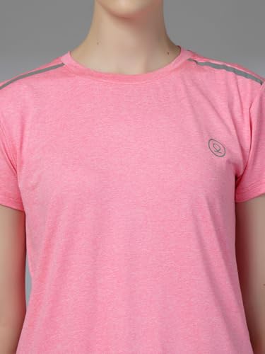 Image of CHKOKKO Gym Tshirt for Women Workout Dry Fit t Shirt Sports Tshirt Lightweight Round Neck Breathable Half Sleeve Activewear Running Yoga Tops for Woman