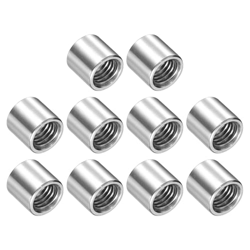 METALLIXITY Schweißmutter (M10x14mmx13mm) 10 Stück, Edelstahl-Einschweißbarer Kraftstofftank-Anschluss - für Komponentenwartung, Einschweiß-Adapter