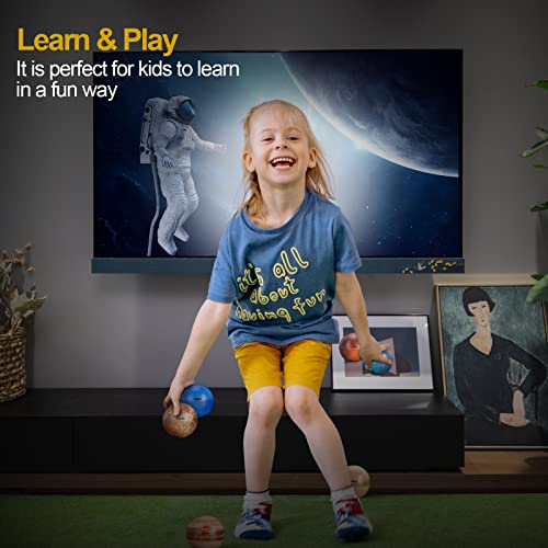 Solar System Planet Balls For Kids Set Of 10, Planet Bouncy Balls For Kids Early Learning, Hand Squeeze Sensory Ball Toy, Anti Stress Ball Stress Relief Fidget Toy For Kids, Children Space Themed Gift #TOP5