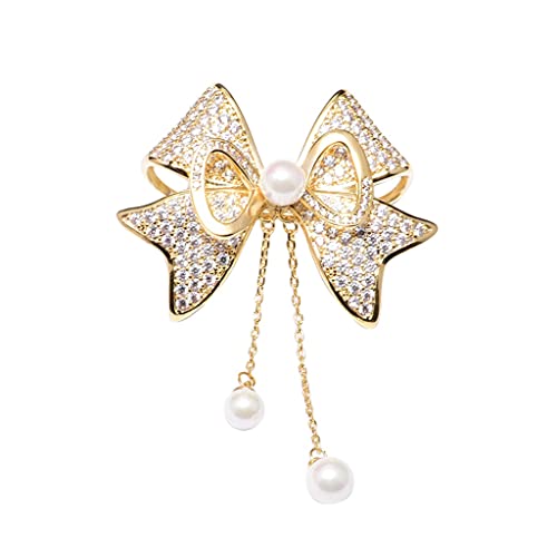 Broche à franges en perles amovible pour fixer et embellir vos cardigans en maille