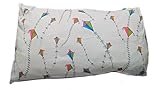 Baby Kinder Kopfkissenbezug Bio-Baumwolle 11 Farben Kissenbezug Kissenhülle Jersey 40x60cm (Flugdrachen Gewirkt)