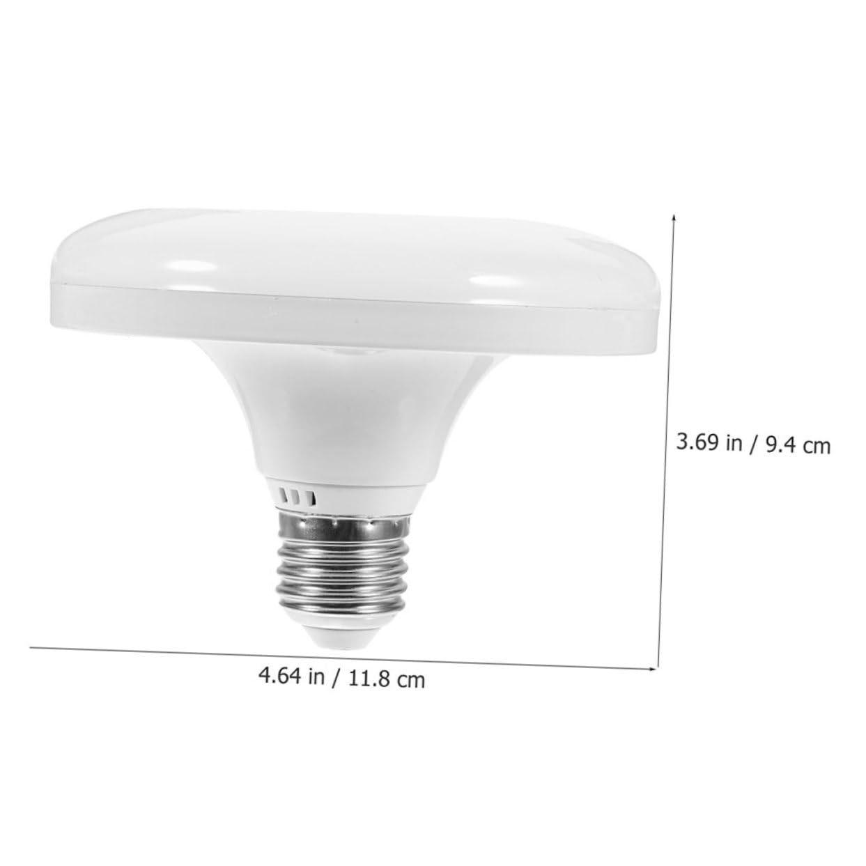 HOMSFOU Bombilla LED de Alta Potencia E27, 3 Piezas, Luz Clara