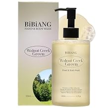 Walnut Creek Green Body Wash - Korean Body Care for Cleansing & Moisturizing - Hydrating Body Care Formula with Forest Bergamot Scent, Honey Propolis & Chamomile - 10.82 fl.oz