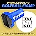 HODL 21 Ball Badge Golf Ball Stamp – Self-Inking Golf Marker, Quick-Dry & Waterproof – No Leaks, No Messy Refills – Durable, Reusable Golf Ball Stamper Golfing Gift & Accessory (Best Dad Ever)