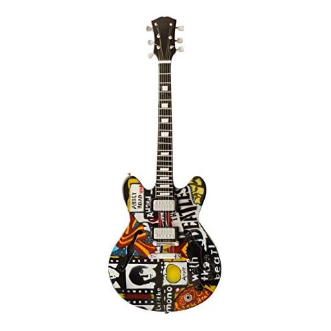Shoponica The Beatles Casino Tribute Wooden Miniature Guitar Cover