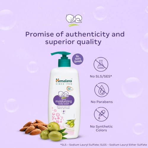 Image of Himalaya Extra Moisturizing Baby Wash (600ml) (Pack of 4)