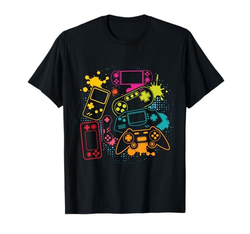 Video Games Consoles Controller Design T-Shirt