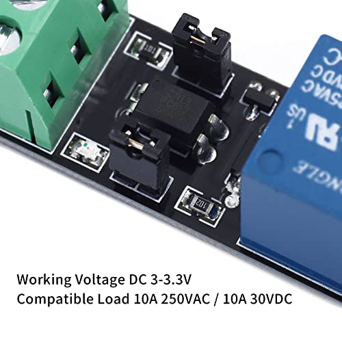 Eagles 5Pcs 1 Channel 3V Relay Module With Optocoupler For Esp8266 Module,3V Logic Level Boards,Raspberry Pi 3.3V Application #TOP1