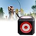 Leopacat Archery Target Cube, 23cm 6 Sided EVA Archery Shooting Bow Aiming Cube with Carry Handle Outdoor Recurve Bow and Arrow Straight Pull Bow General Equipment Lightweight Self Healing Foam