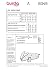 Burda B6049 Schnittmuster, Papier, Weiß, SML