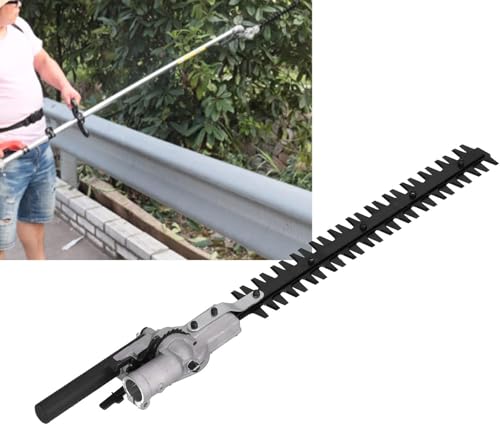 Tête de Taille-haie, Tête de Taille-haie à 9 cannelures pour Perche Haute débroussailleuse Faucheuse Tondeuse pièces détachées pour Outils de Jardin (28 * 9mm)