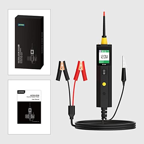 VKALTUL Automotive Circuit Tester, BT250 Power Circuit Probe Electrical Tester Voltage Tester for Electrical System Automotive Tools