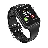 Smart Watch - 321OU Smartwatch for Android iPhone Compatible Samsung LG, Bluetooth Smartwatches Fitness Watch for Men Women Kids with SIM SD Card Slot Camera Pedometer Support Call SMS (Black)