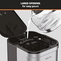 KRUPS Simply Brew Compact 5 Cup Coffee Maker: Stainless Steel Design, Pause & Brew, Keep Warm, Reusable Filter, Drip-Free Carafe — image 4