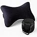 Aeris Car Neck Pillow for Head Support, Premium Memory Foam Headrest Pillow with Adjustable Strap and Portable Bag, Maximum Neck Support for Car Seat, Can be Used as a Small Travel Pillow
