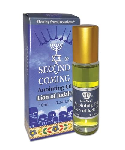 Ein Gedi - Israel Original Second Coming Anointing Oil - 0.34 Fl.Oz (10ml) (Lion of Judah)