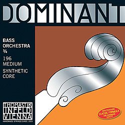 CUERDA CONTRABAJO - Thomastik (Dominant 191) (Entorchado Cromo) 2ª Medium Bass 3/4 D (Re)