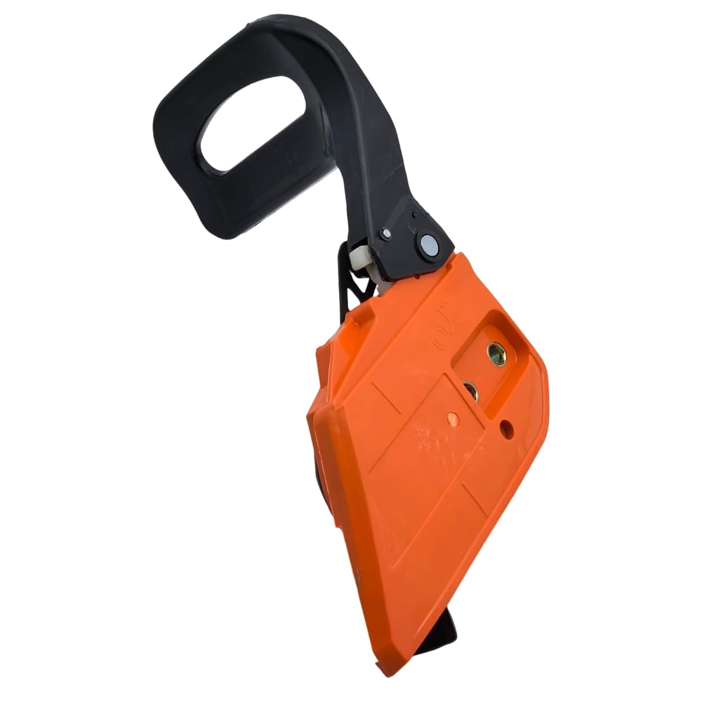 Conjunto de freno de cadena, cubierta de embrague de piñón, Kit de mango protector de manos for motosierras Husqvarna 136 137 137E 141 142 142E, reemplazo 530054802