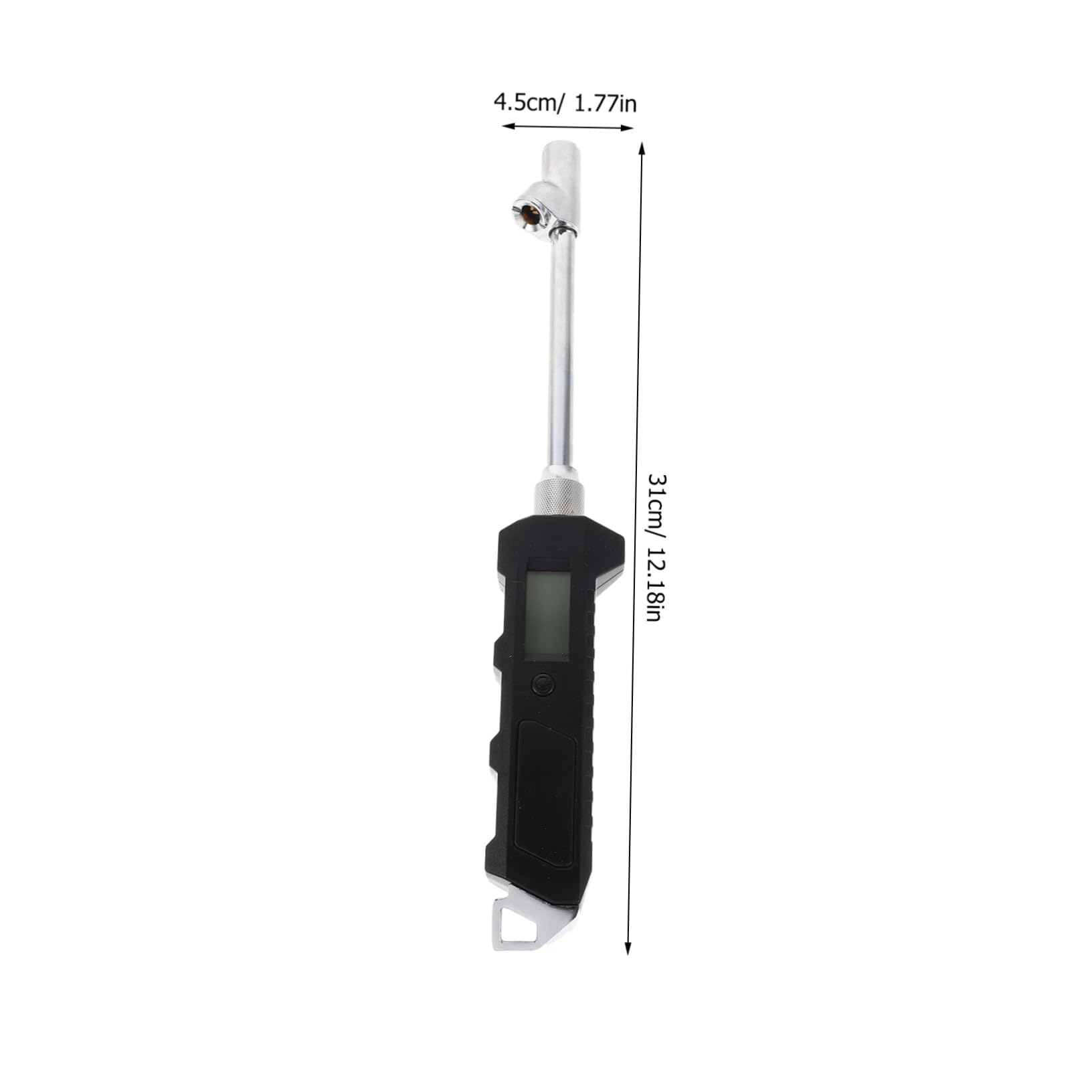 Mipcase Manomètre Numérique Double Tête LCD Rétroéclairé Précision pour Voitures Camions et Vélos Affichage Clair Nocturne Compatible Multiples Valves Contrôle Portable de Pression des