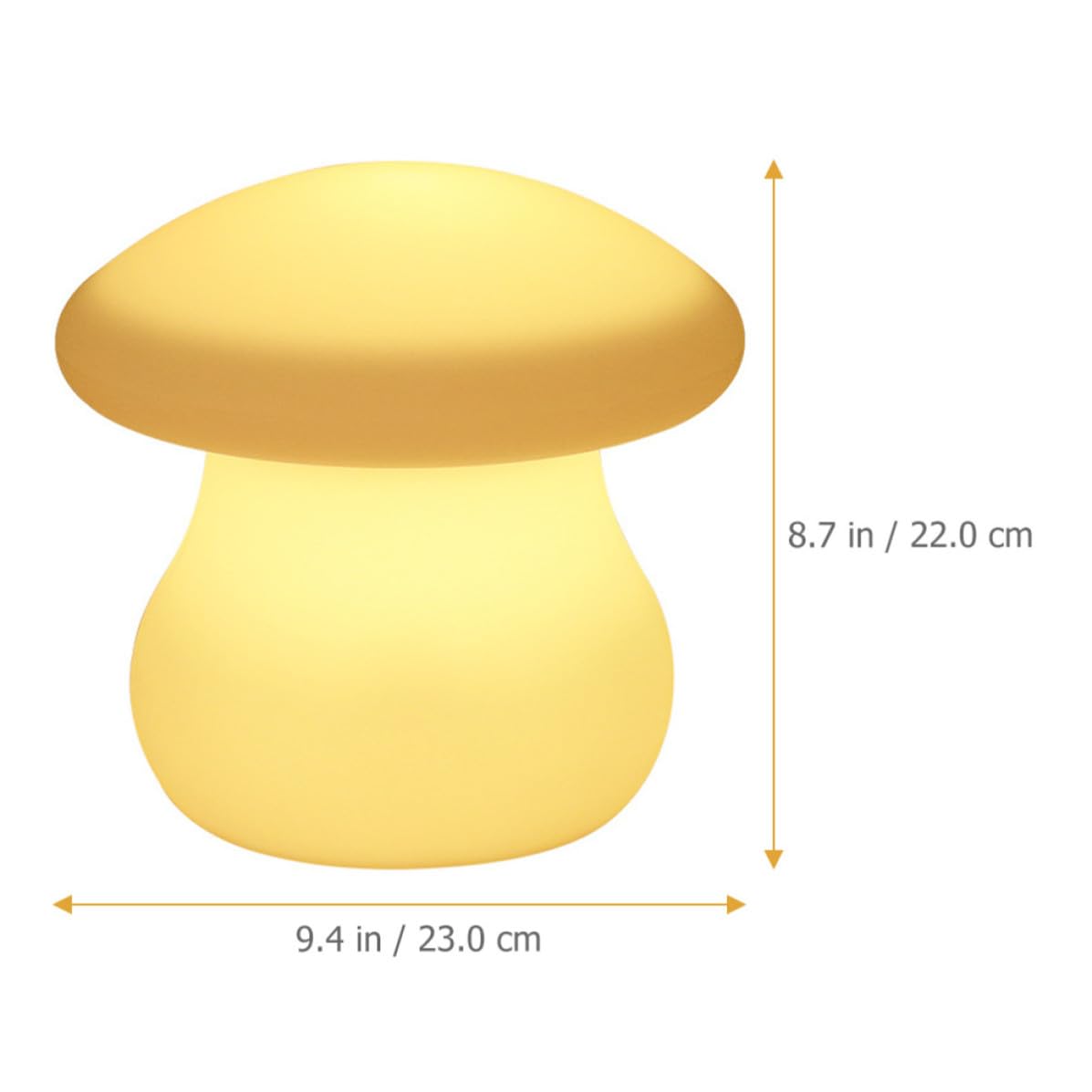 Kichvoe Lampada Fungo Telecomandata USB Ricaricabile per Camera da Letto