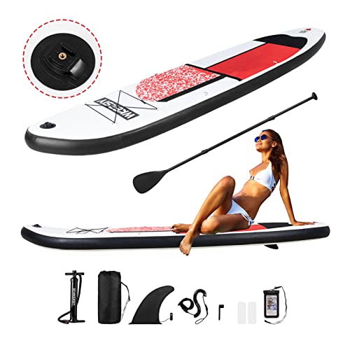 SUP Juvenil,Prancha de stand up paddle inflável antiderrapante SUP para todos os níveis de habilidad