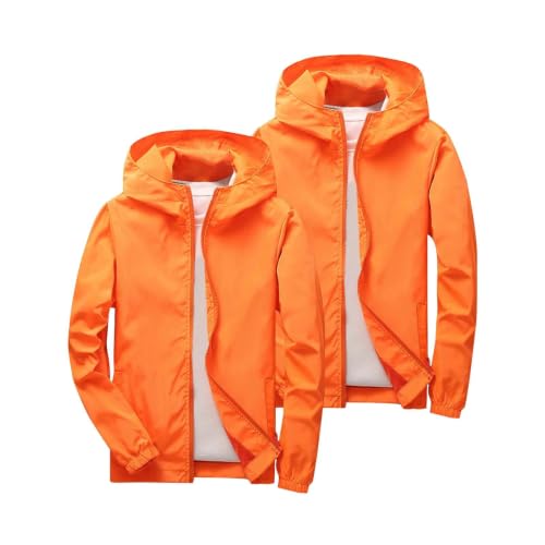 Jacket For Girls Lightweight Outdoor Hooded Windbreaker Jackets
