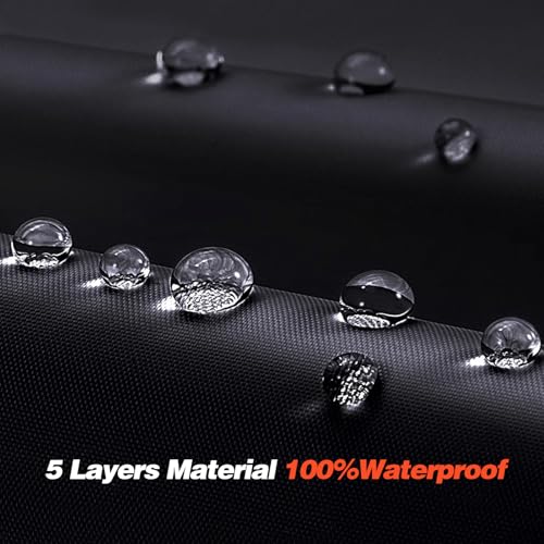 Cotryvox Large SUV Car Cover for Ford Expedition MAX 100% Waterproof All Weather, Heavy Duty Outdoor Full Exterior Covers Rain Sun Wind UV Protection. by Cotryvox - Image 5