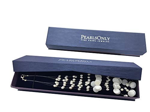 Keita White 4-10Mm A Quality Freshwater Cultured Pearl Necklace For Women-18 In Princess Length #TOP4