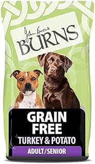Burns Pet Nutrition Hypoallergenic Complete Dry Dog Food Adult and Senior Dog Grain Free Turkey and Potato Grain Free 2 kg