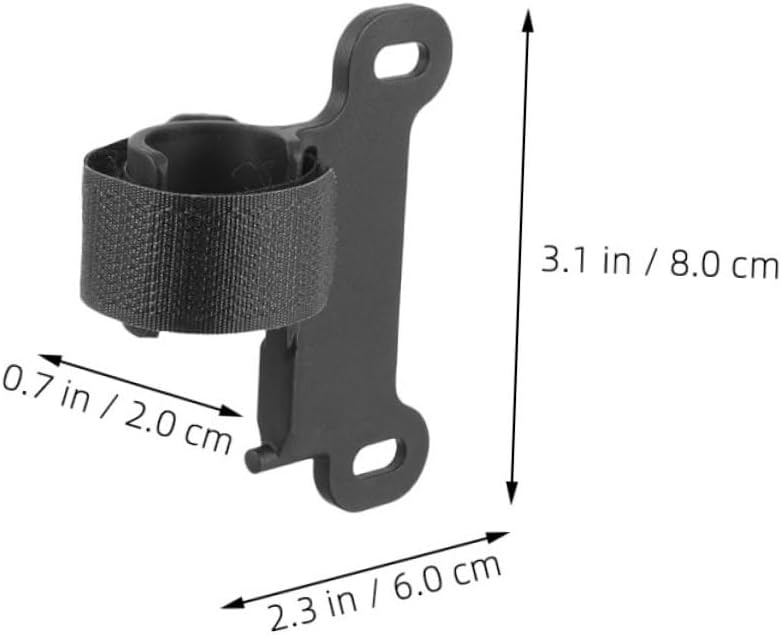 4pcs Bike Pump Holder Clip Lightweight Durable Pump Mounting Bracket for Easy Installation Mountain Bikes for Outdoor Riding image 2