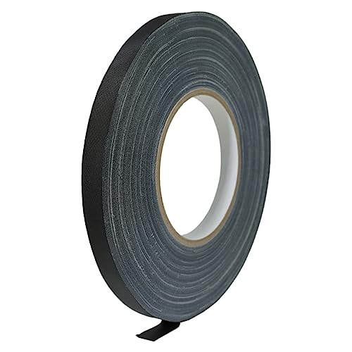 GGR Supplies T.R.U. CGT-80 Black Gaffers Stage Tape with Rubber Adhesive, 1/2 in. Wide x 60 Yards...