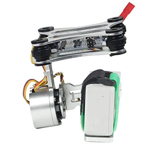 FEICHAO 2-axis Gimbal Mount Brushless Motor Direct Drive Compatible with GoPro 3 4 5 6 7 8 Action Camera