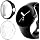 Compatible for Google Pixel Watch Case Cover, Scratch-Resistant Protective Case with Screen Protector for Pixel Watch Case (Black+Blue)