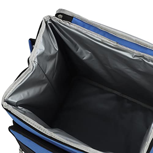 Asixxsix Bolsa térmica de rodinhas, refrigerador portátil com isolamento de 35 L, com rodas e alça,